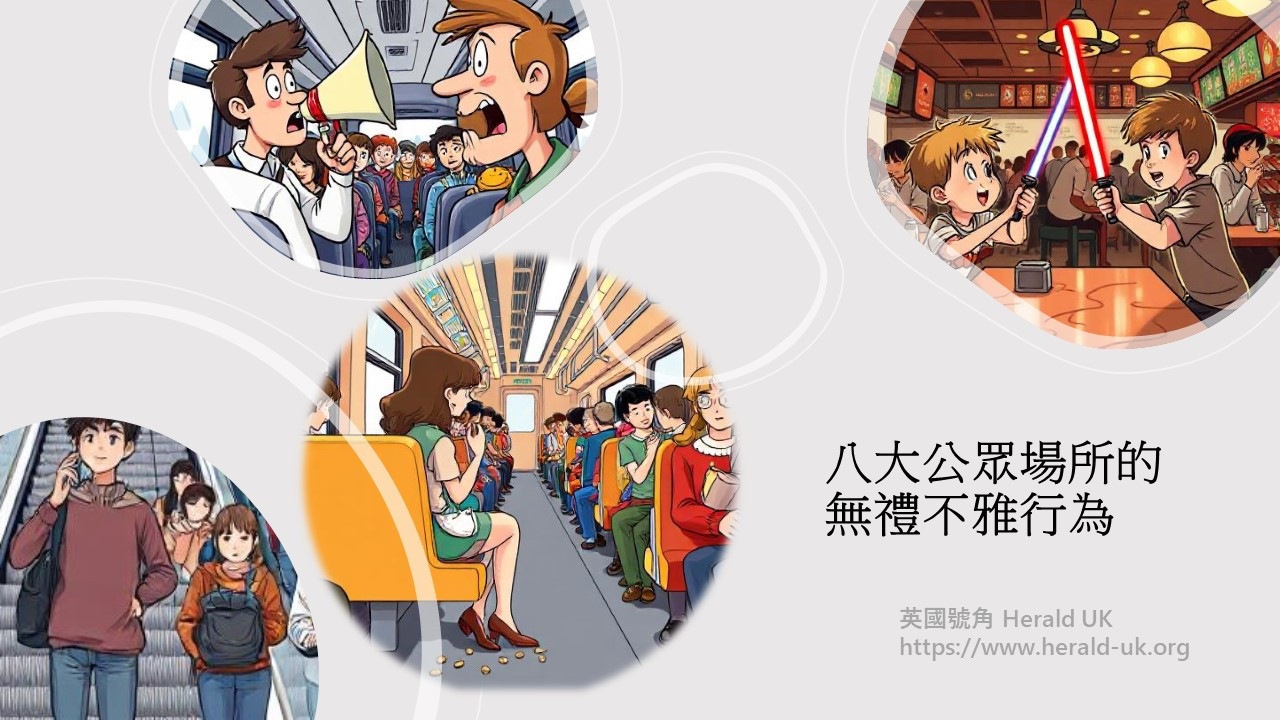 (優雅生活) 八大公眾場所的無禮不雅行為