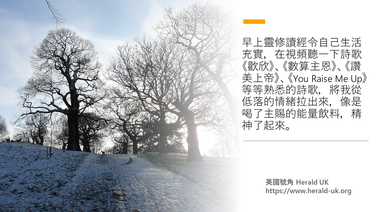 (耆英隨想) 冬季憂鬱