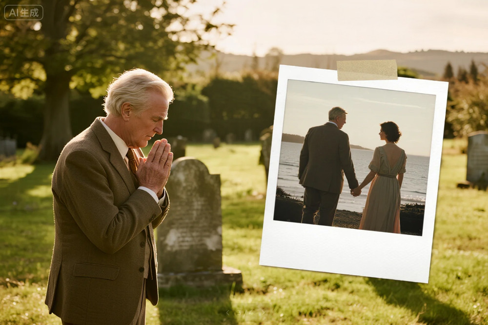 「我一生只中過一次大奖，就是贏得她的心」—— 一位每週掃墓老人的愛情，讓人淚崩