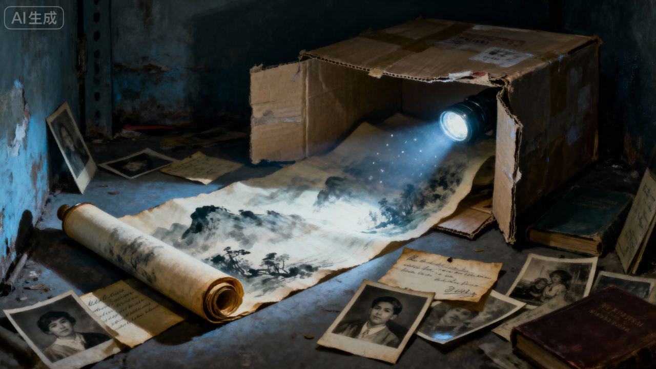 紙箱裡的塵封的畫軸：一代移民父母的未竟夢想與家族記憶的傳承難題