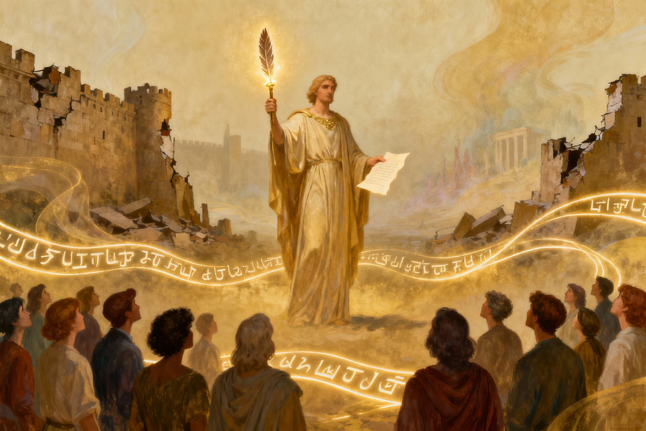 祂無王位權杖卻改變世界；祂無軍隊卻翻轉帝國；祂更為每個人寫下獨特劇本——奇妙策士正在引導你的生命