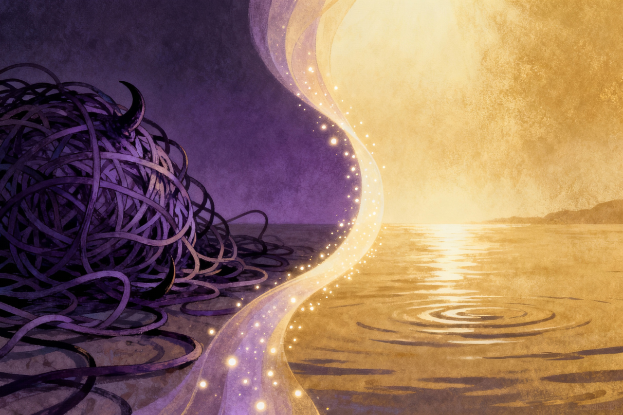 焦慮不是你的命！撒但要你慌亂，但上帝要你安息；祂的話語能破除恐懼，讓你的心從無頭雞般混亂中走向平安