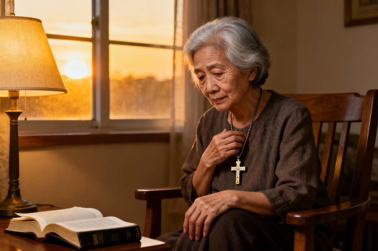 七十歲後，她第一次清楚看見生命的有限；跌倒與疼痛逼她面對終點，也讓她重新在耶穌裡找到方向與答案