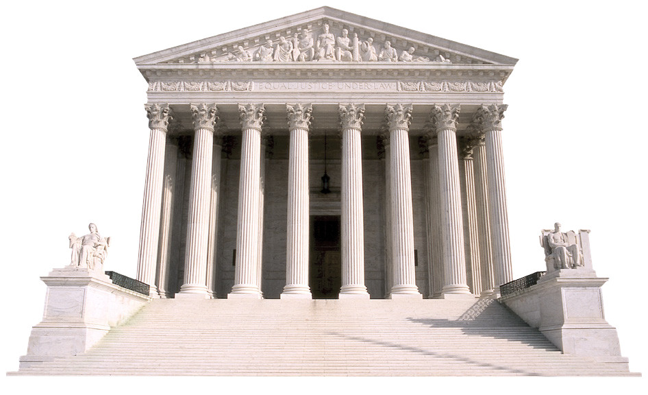 生命線: 美國最高法院門前的兩尊雕像