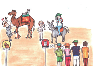 小說精華: 駱駝穿過鍼眼，難嗎？